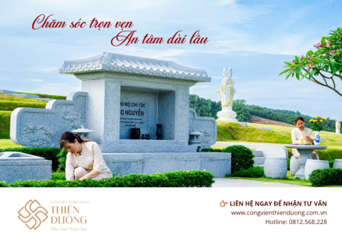 Khi việc chăm sóc phần mộ không còn là gánh nặng của gia đình