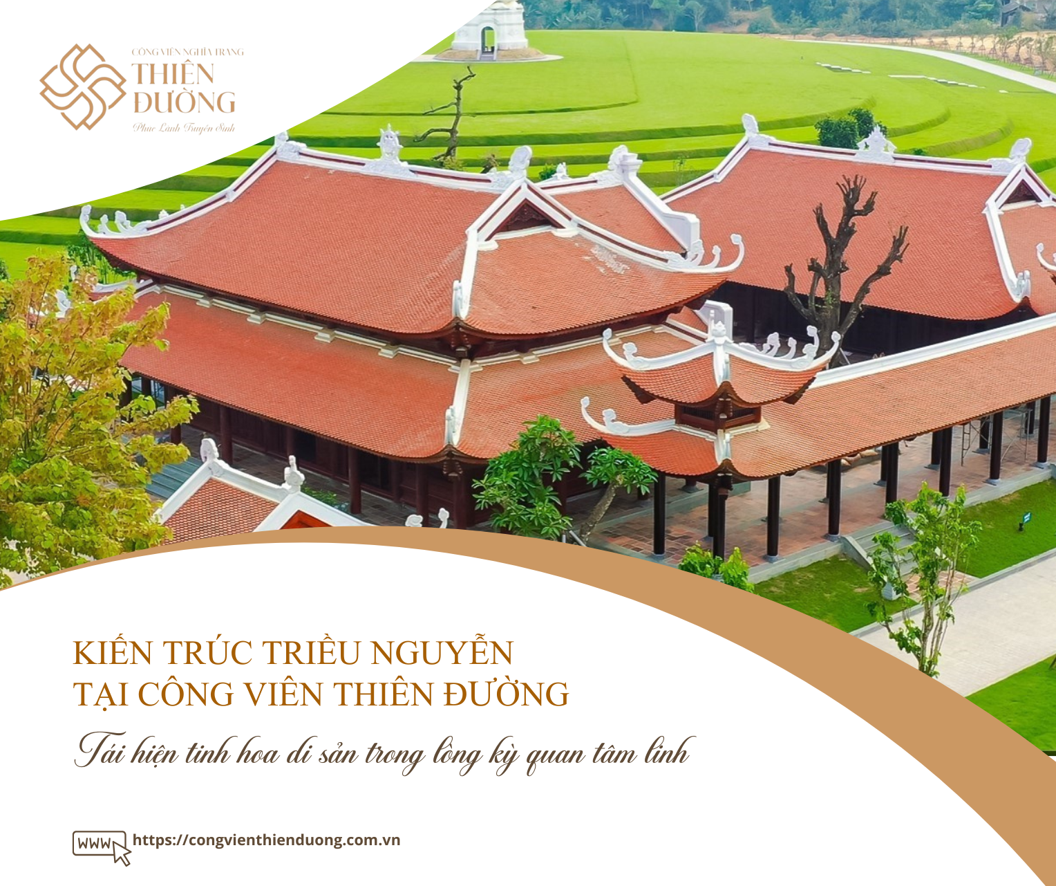 Kiến trúc triều Nguyễn tại Công viên Thiên Đường_ Tái hiện tinh hoa di sản trong lòng kỳ quan tâm linh